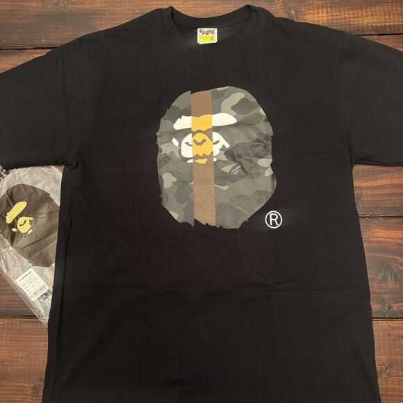 Bape Color Camo Transform Big Ape Head Tee - Picture 1 of 10